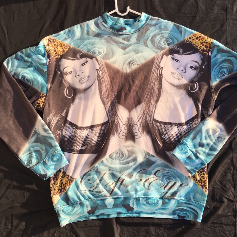 🔥Custom Left-Eye Tribute Crewneck Sweater